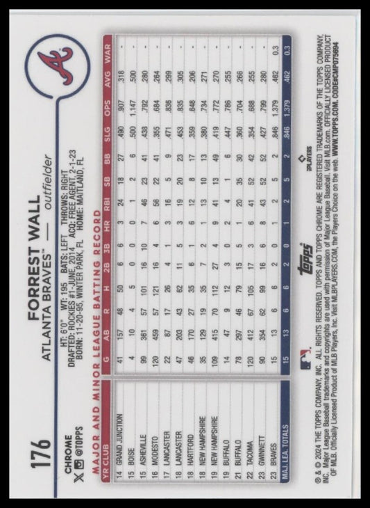 2024 Topps Chrome #176 Forrest Wall