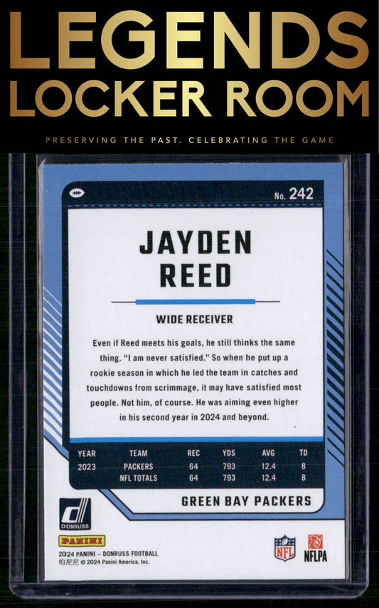 2024 Donruss #242 Jayden Reed