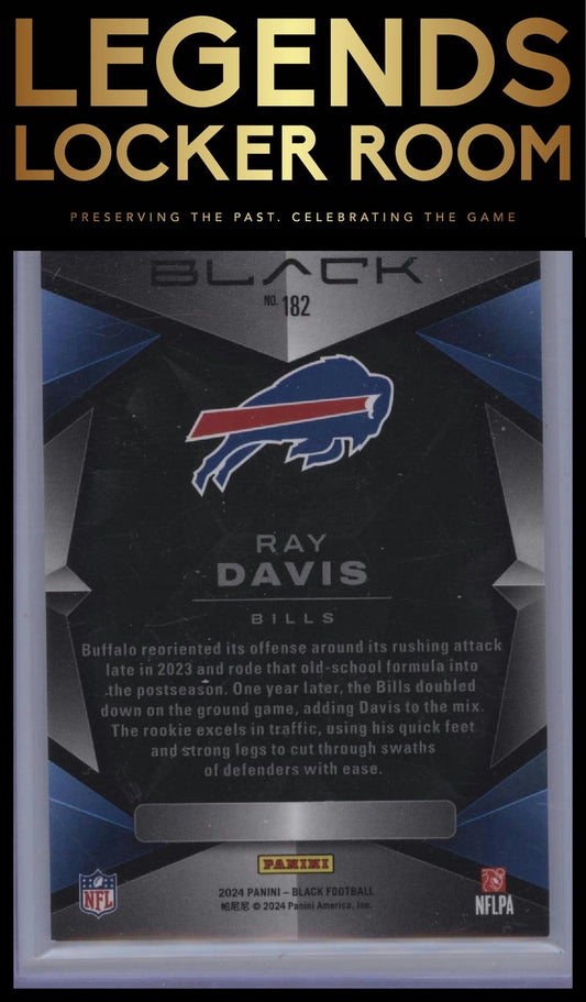2024 Panini Black #182 Ray Davis