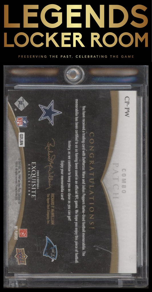 2009 Exquisite Collection Ware/Peppers Patch Combos Gold /20