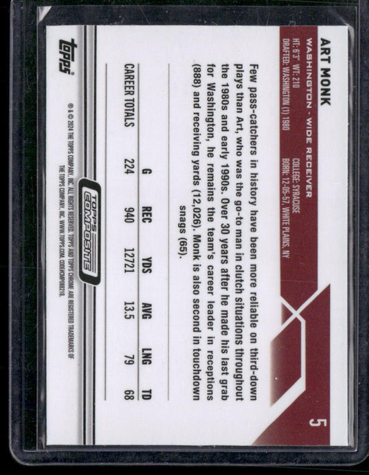 2023 Topps Composite #5 Art Monk