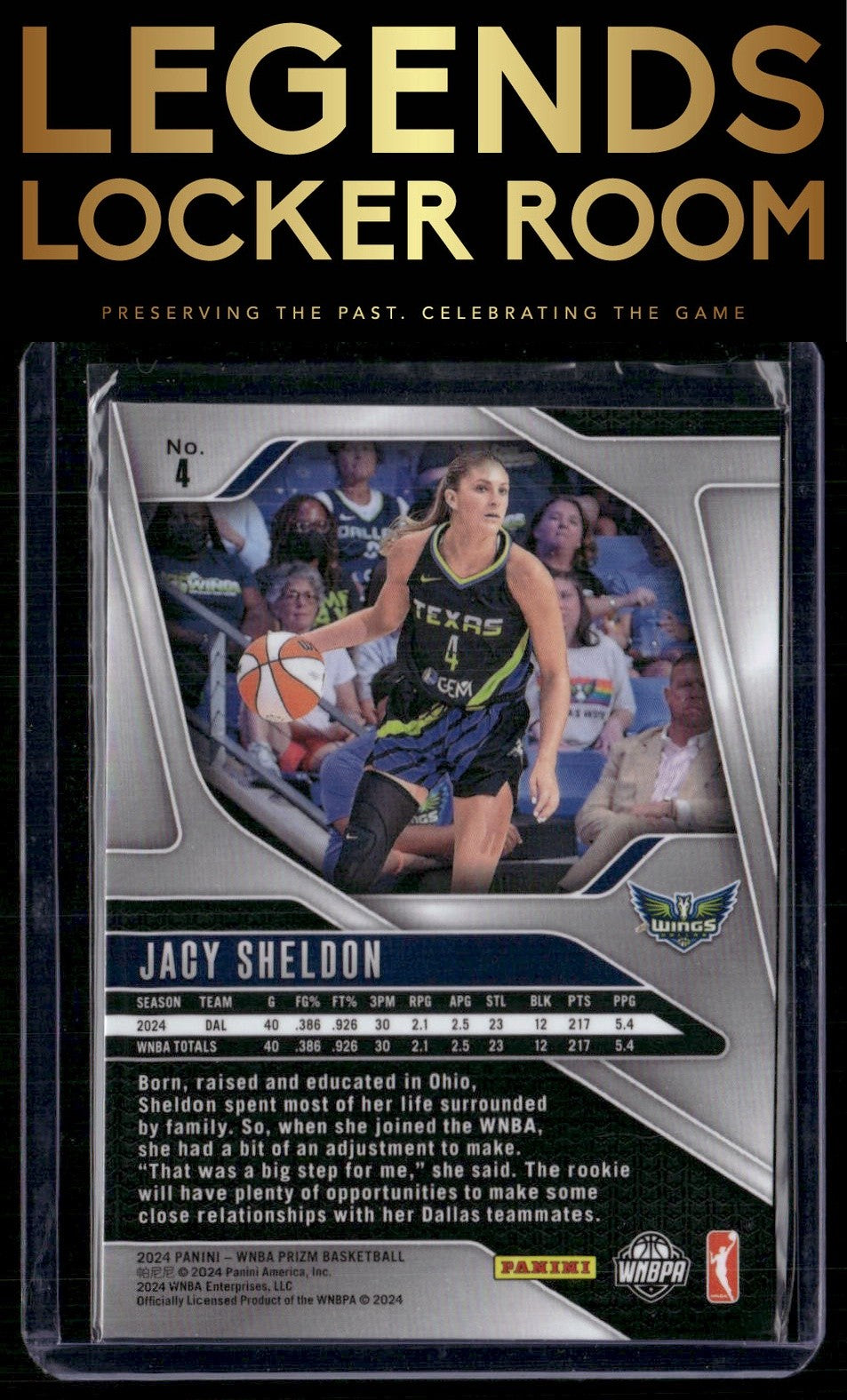 2024 Panini Prizm WNBA #4 Jacy Sheldon