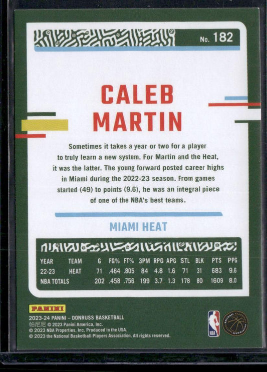 2023-24 Donruss #182 Caleb Martin
