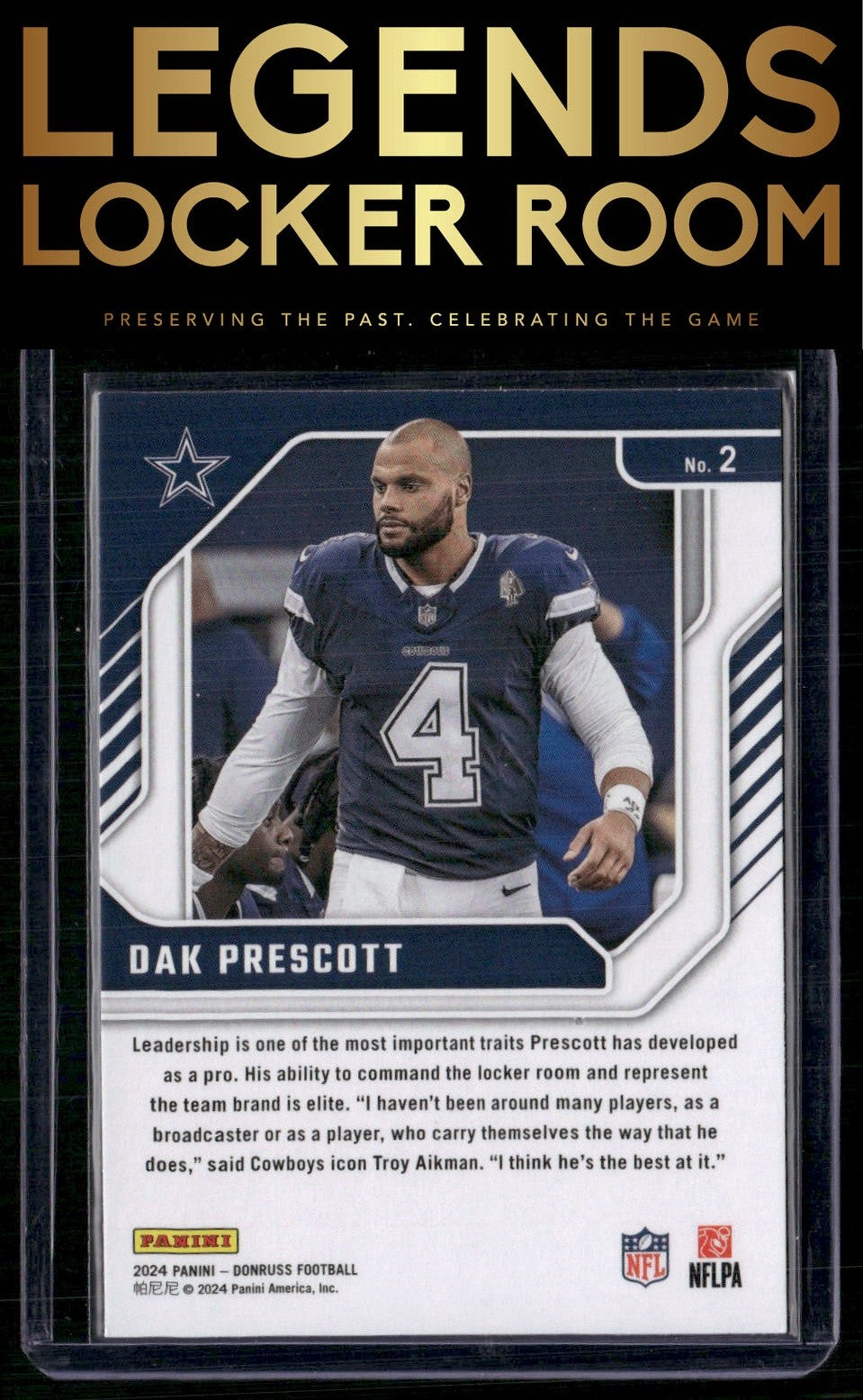 2024 Donruss #2 Dak Prescott The Elite Series