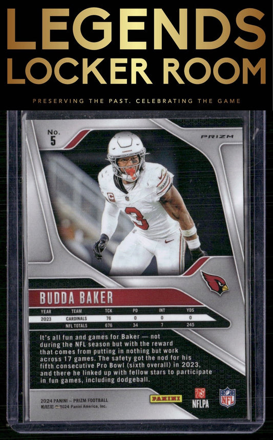 2024 Panini Prizm #5 Budda Baker Silver