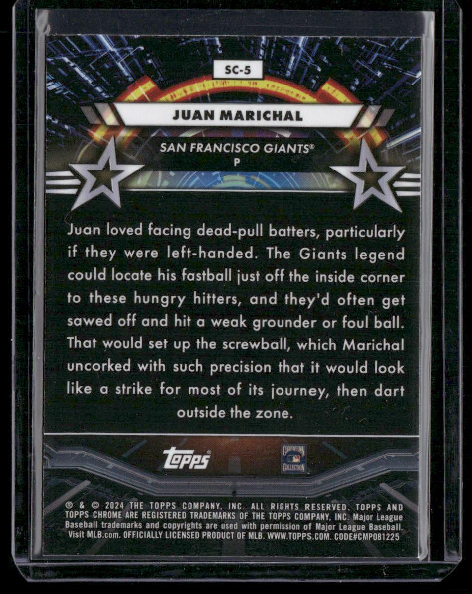 2024 Topps Chrome Cosmic #SC-5 Juan Marichal Star Command