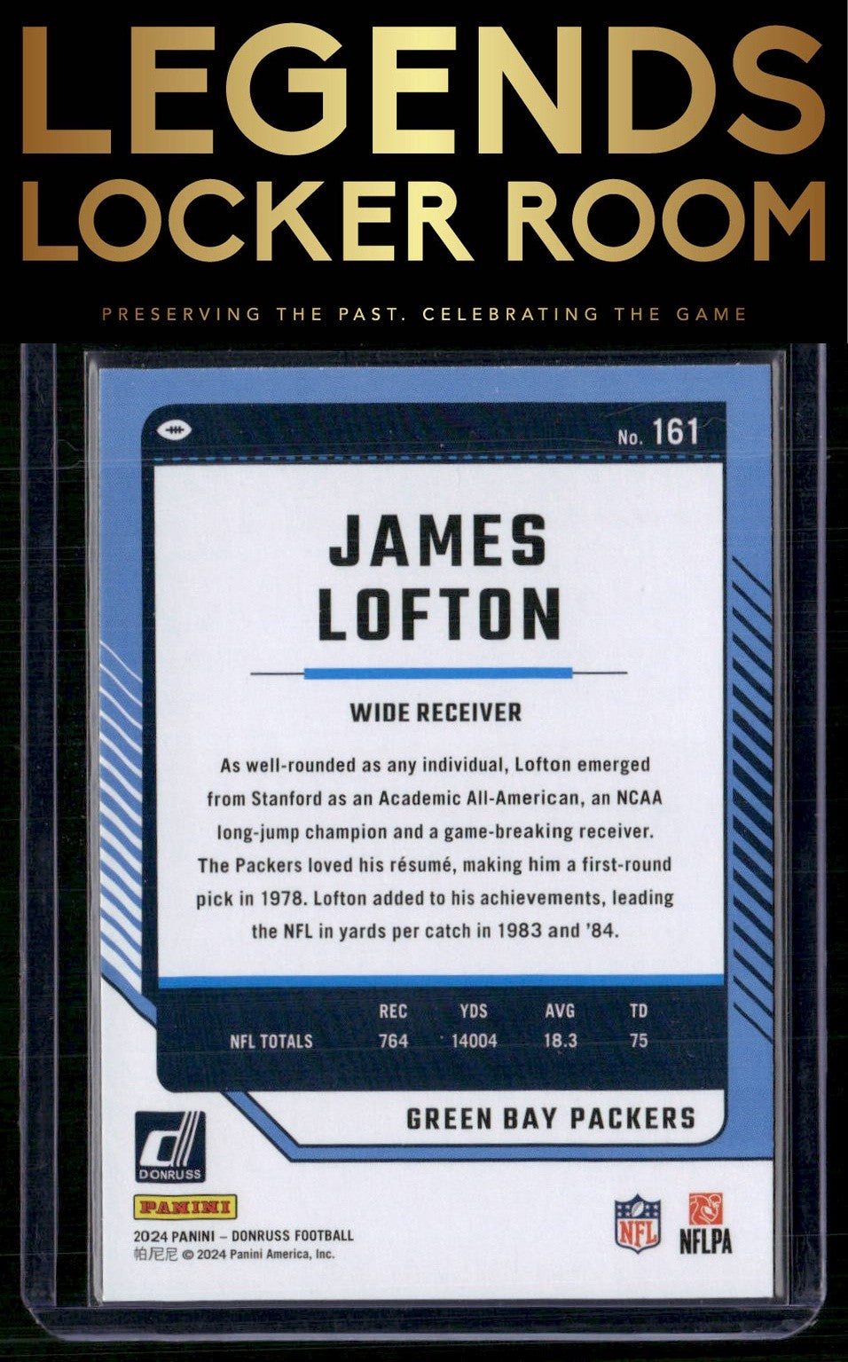 2024 Donruss #161 James Lofton