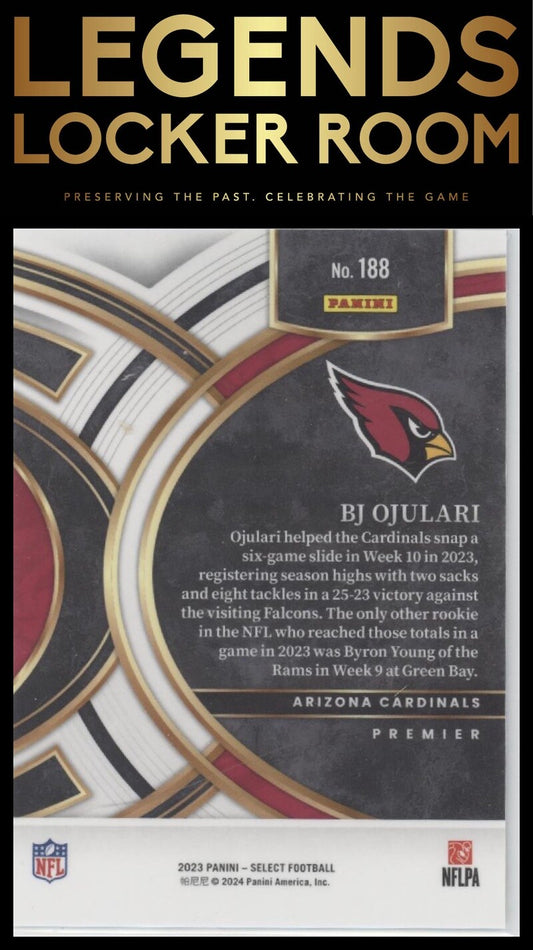 2023 Panini Select #188 BJ Ojulari