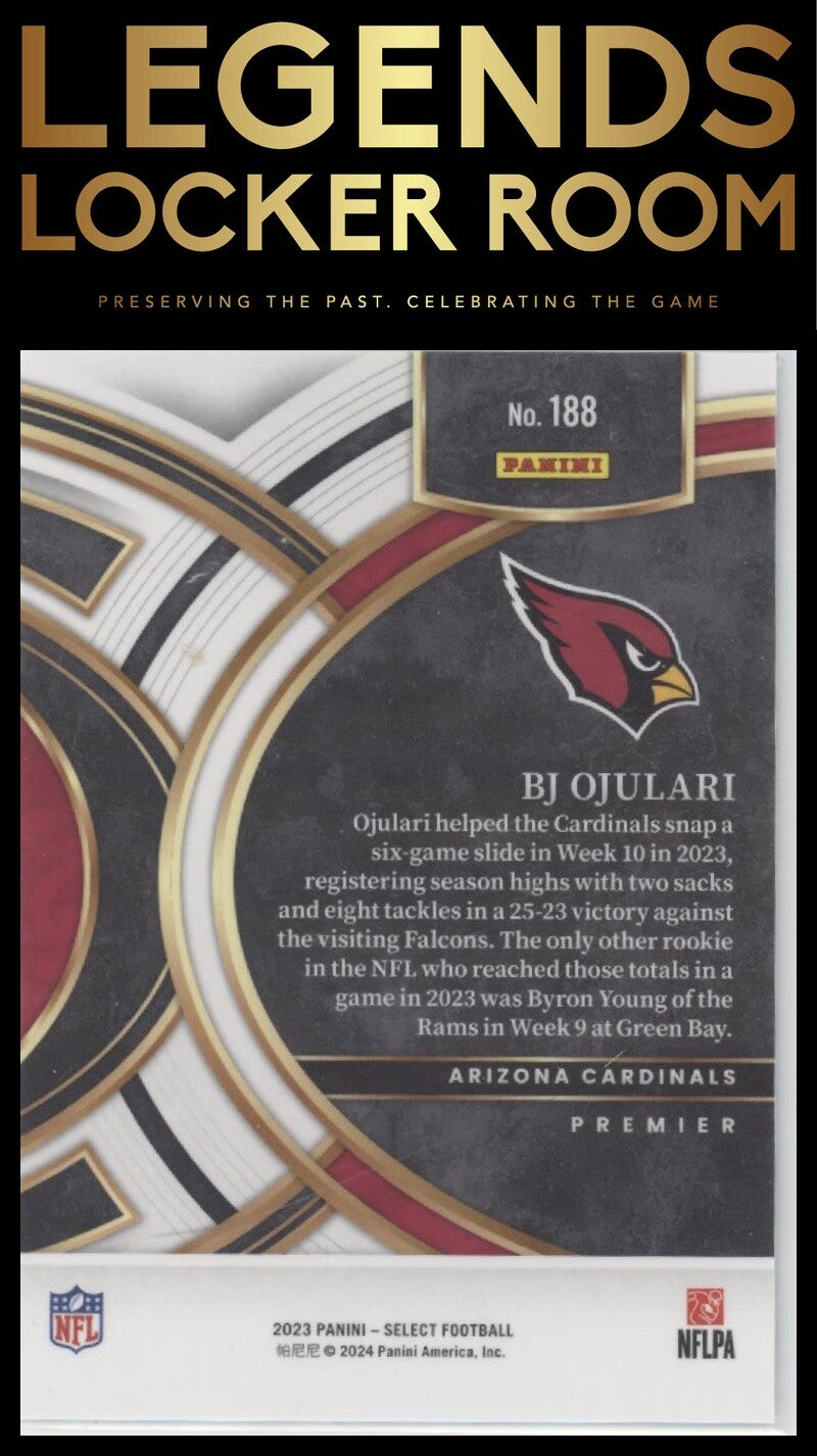 2023 Panini Select #188 BJ Ojulari