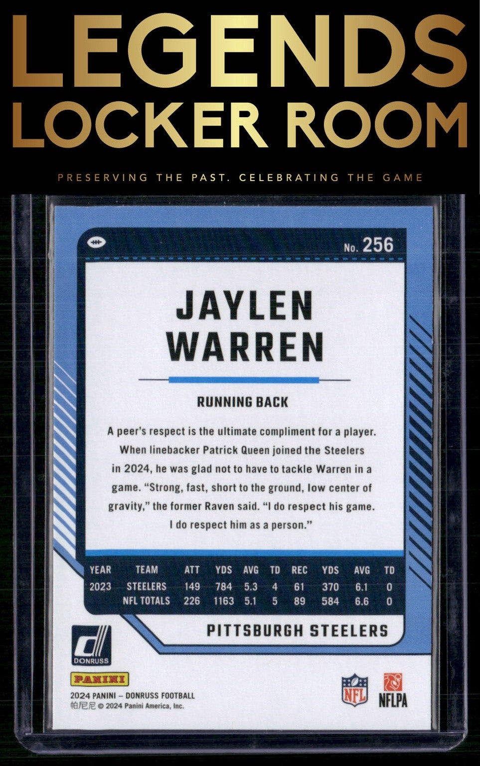 2024 Donruss #256 Jaylen Warren