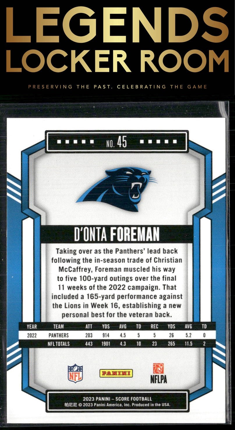 2023 Score #45 D'Onta Foreman