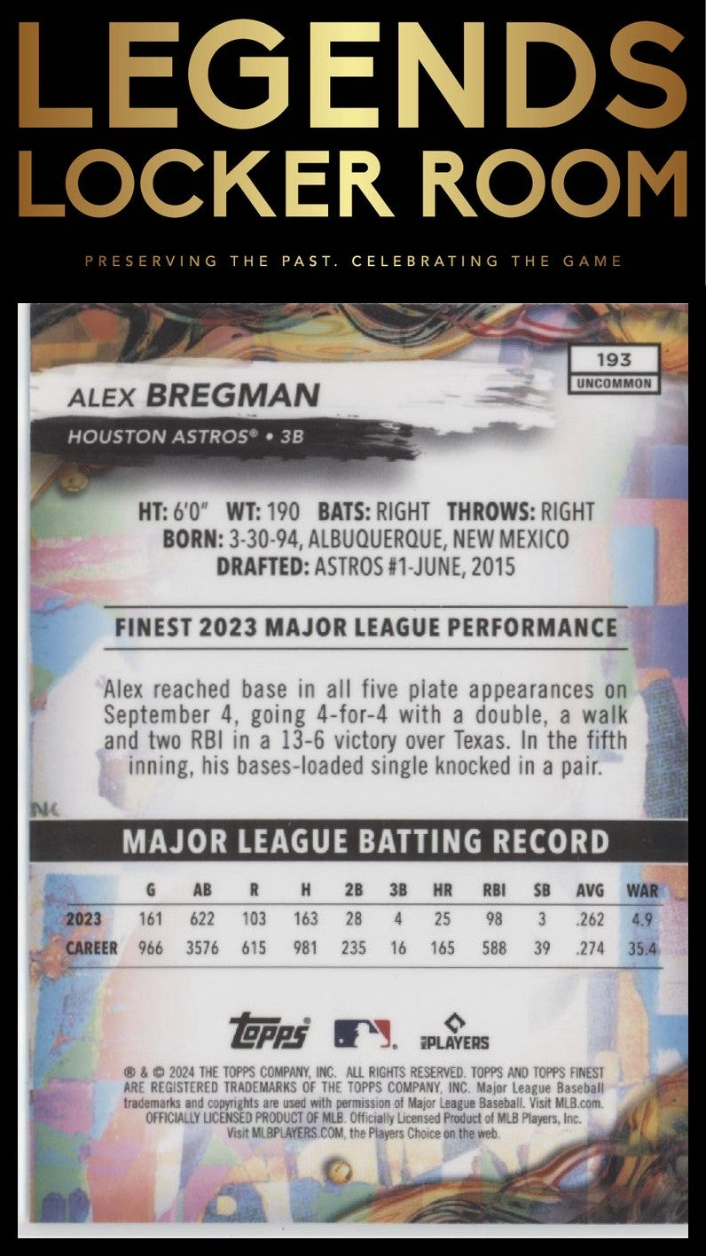 2024 Finest #193 Alex Bregman