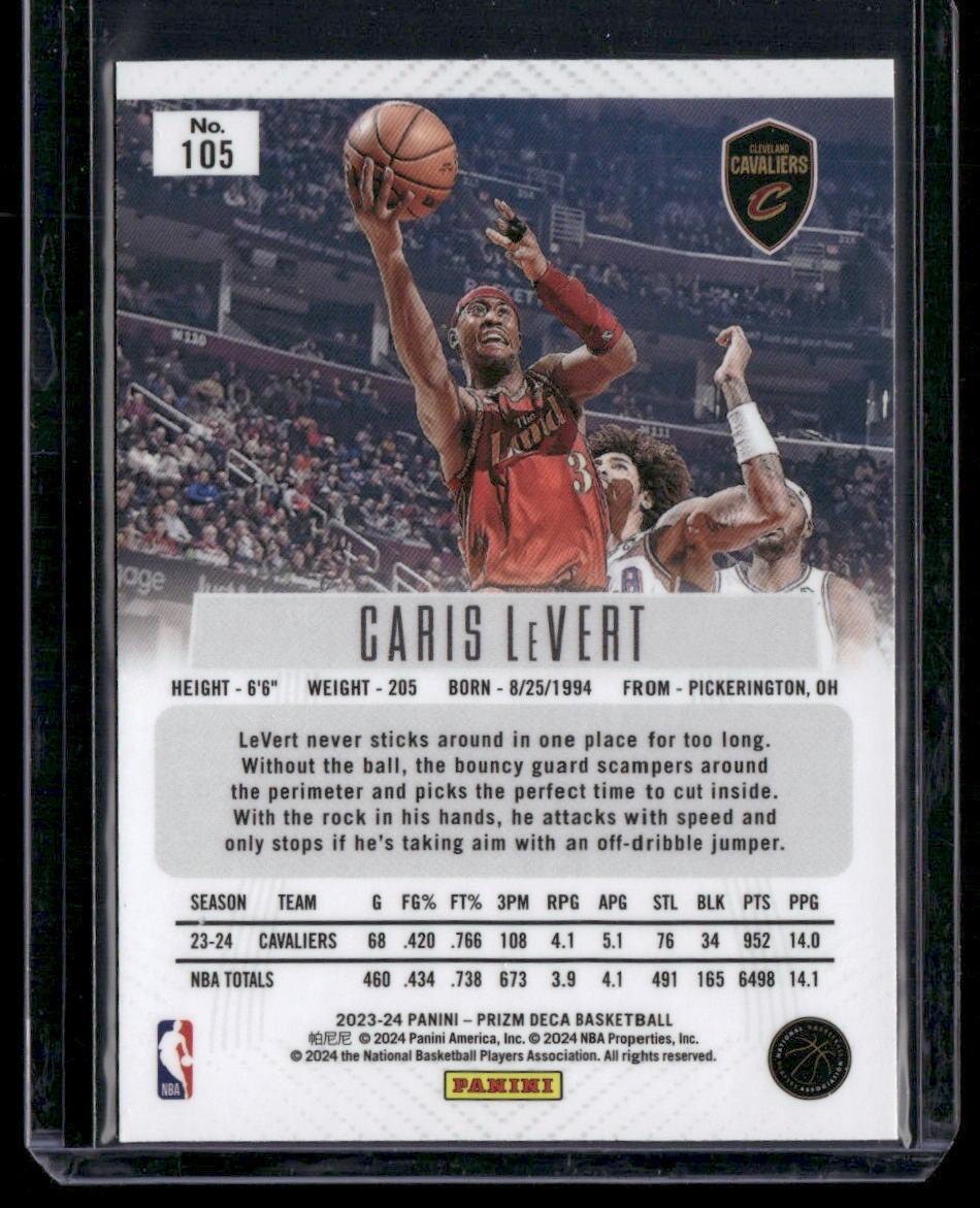2023-24 Panini Prizm Deca #105 Caris LeVert