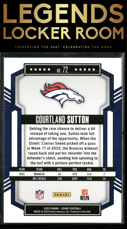 2023 Score #72 Courtland Sutton