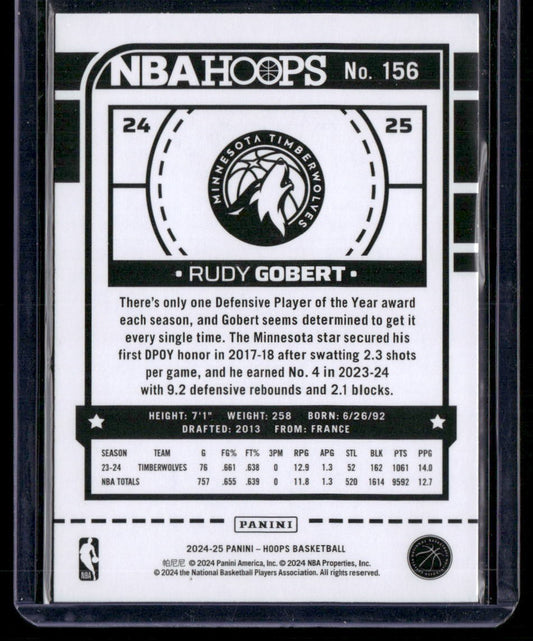 2024-25 Hoops #156 Rudy Gobert