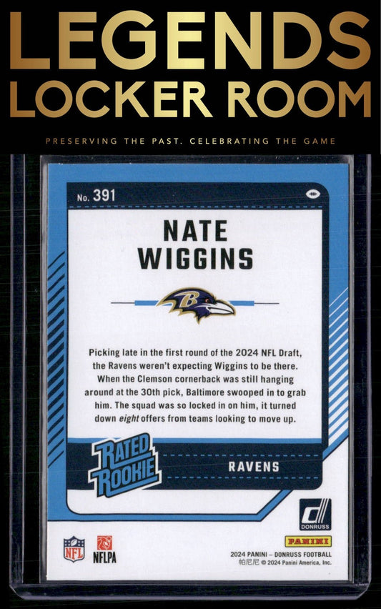 2024 Donruss #391 Nate Wiggins