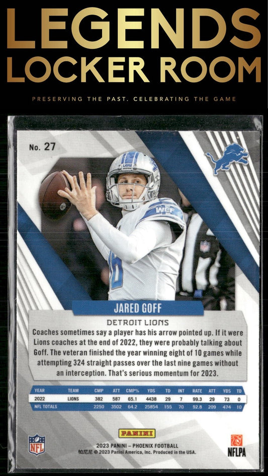 2023 Panini Phoenix #27 Jared Goff