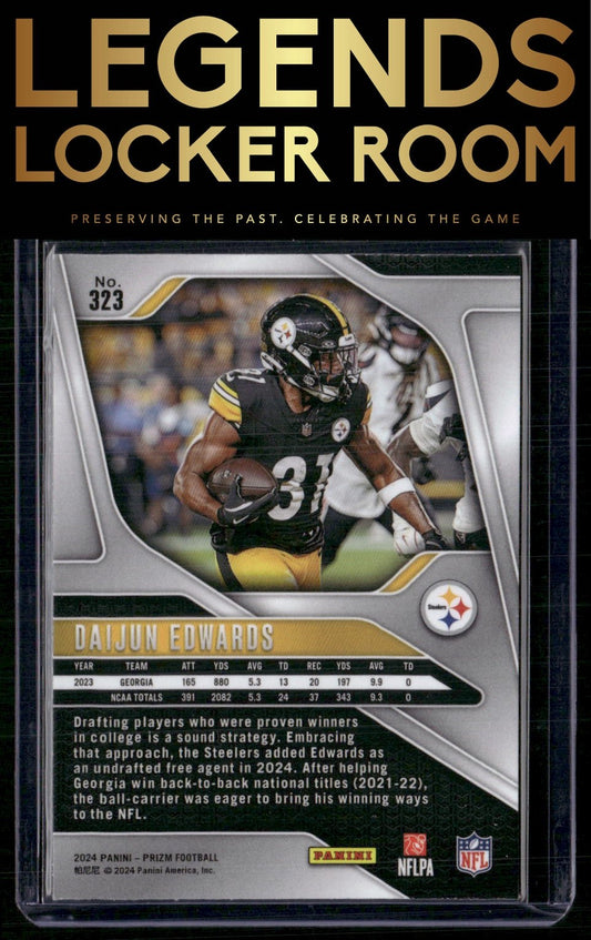 2024 Panini Prizm #323 Daijun Edwards