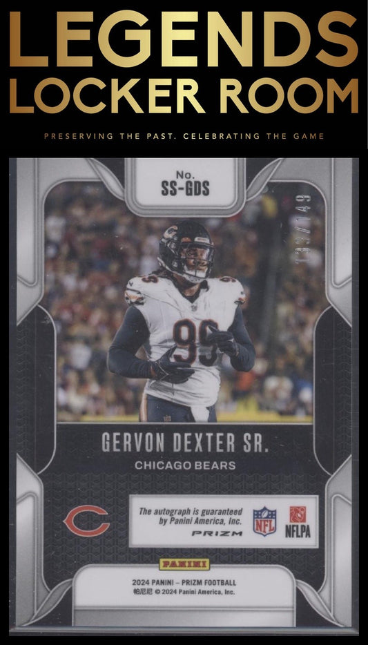 2024 Panini Prizm #SS-GDS Gervon Dexter Sr. Sensational Signatures #/149