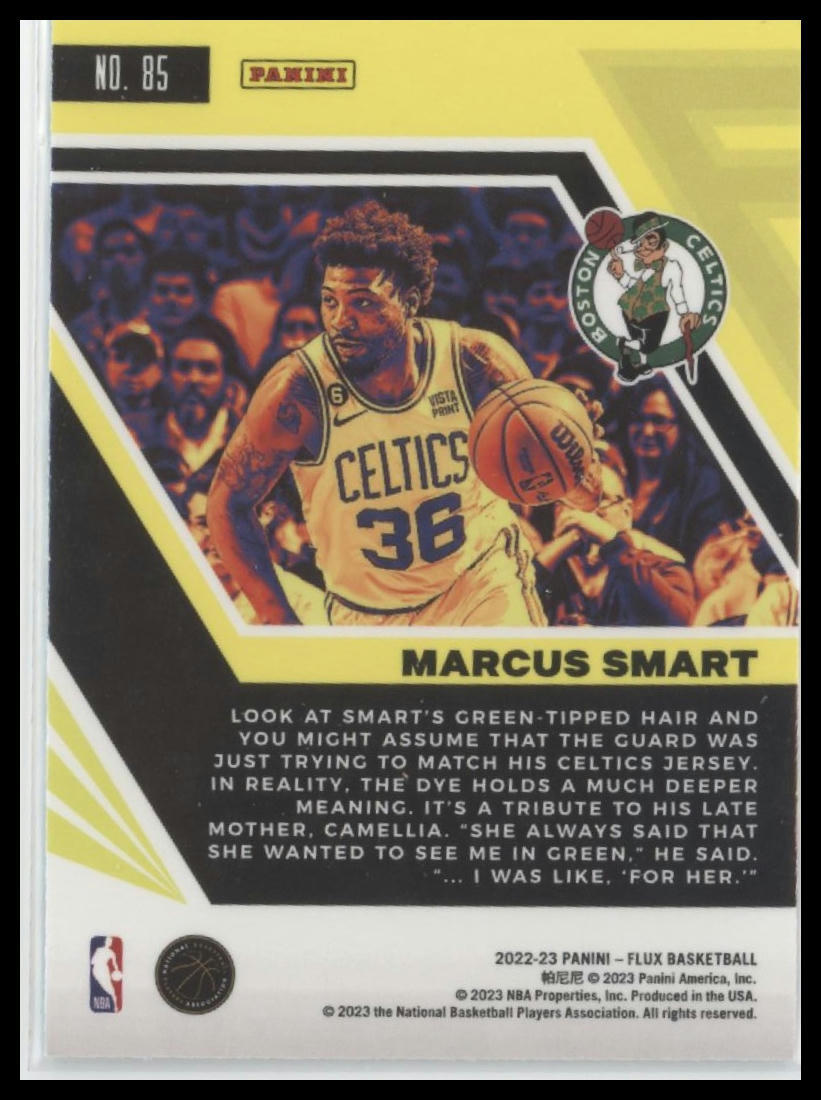 2022-23 Panini Flux #85 Marcus Smart