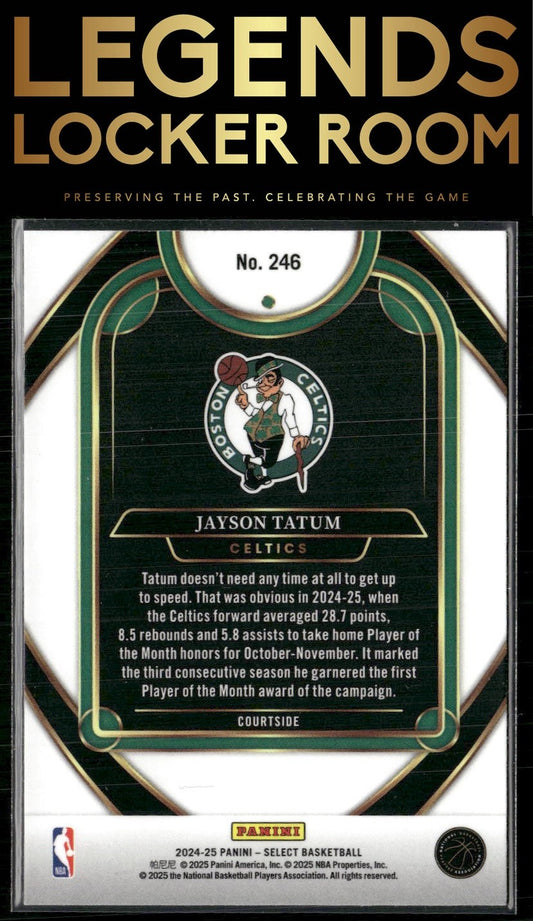 2024-25 Panini Select #246 Jayson Tatum