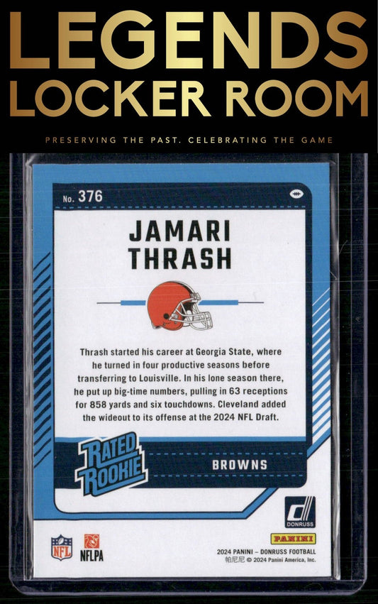 2024 Donruss #376 Jamari Thrash