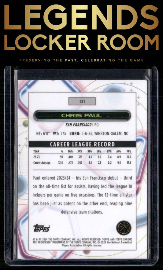 2023-24 Topps Chrome Cosmic #121 Chris Paul