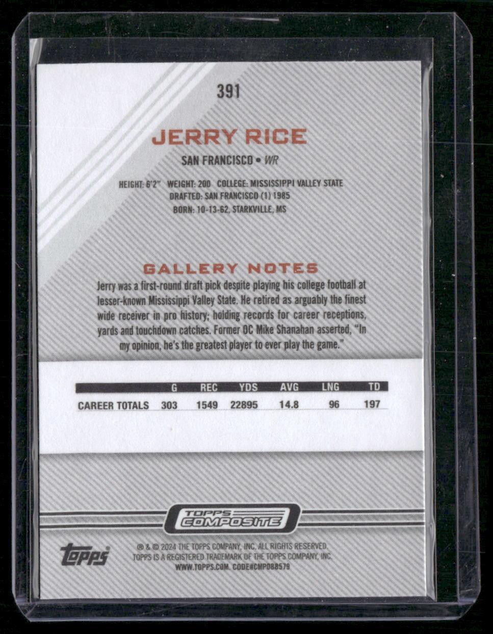 2023 Topps Composite #391 Jerry Rice