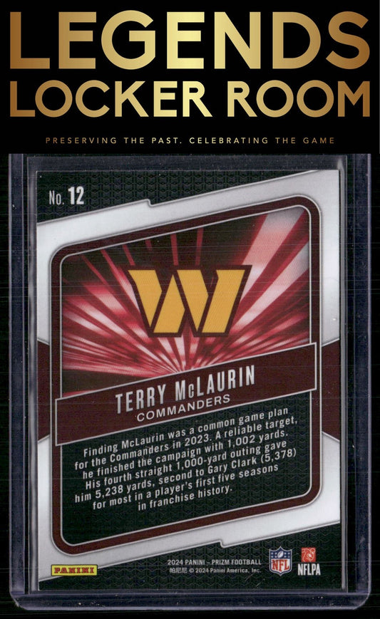 2024 Panini Prizm #12 Terry McLaurin Hype