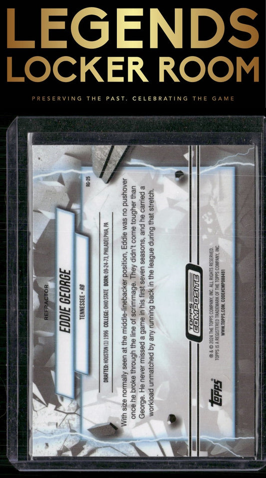 2023 Topps Composite #RG-25 Eddie George Resurgence Grounded Refractor