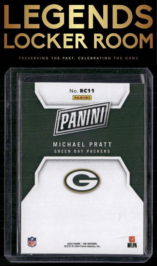 2024 Panini National Sports Convention #RC11 Michael Pratt Rookies Foil