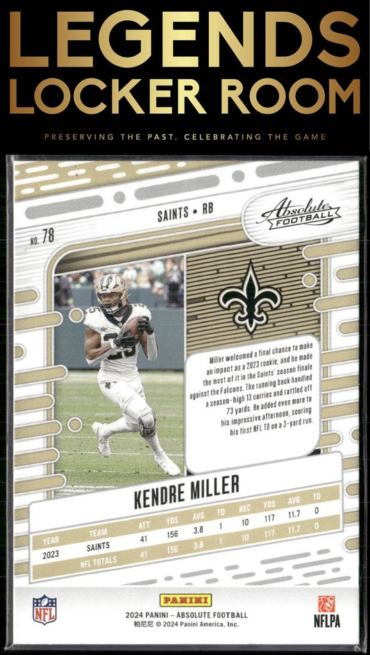 2024 Panini Absolute #78 Kendre Miller