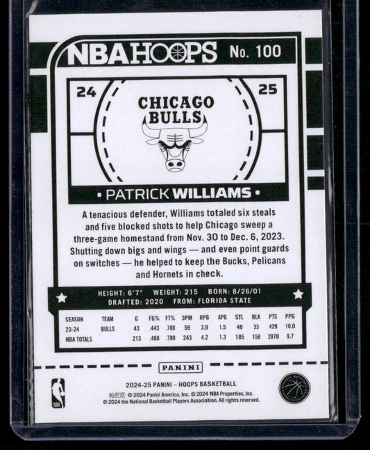 2024-25 Hoops #100 Patrick Williams
