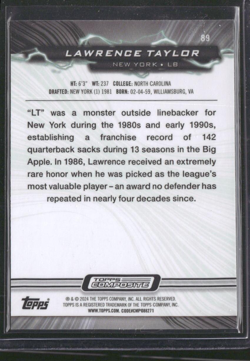 2023 Topps Composite #89 Lawrence Taylor