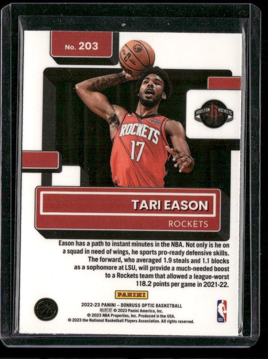 2022-23 Donruss Optic #203 Tari Eason