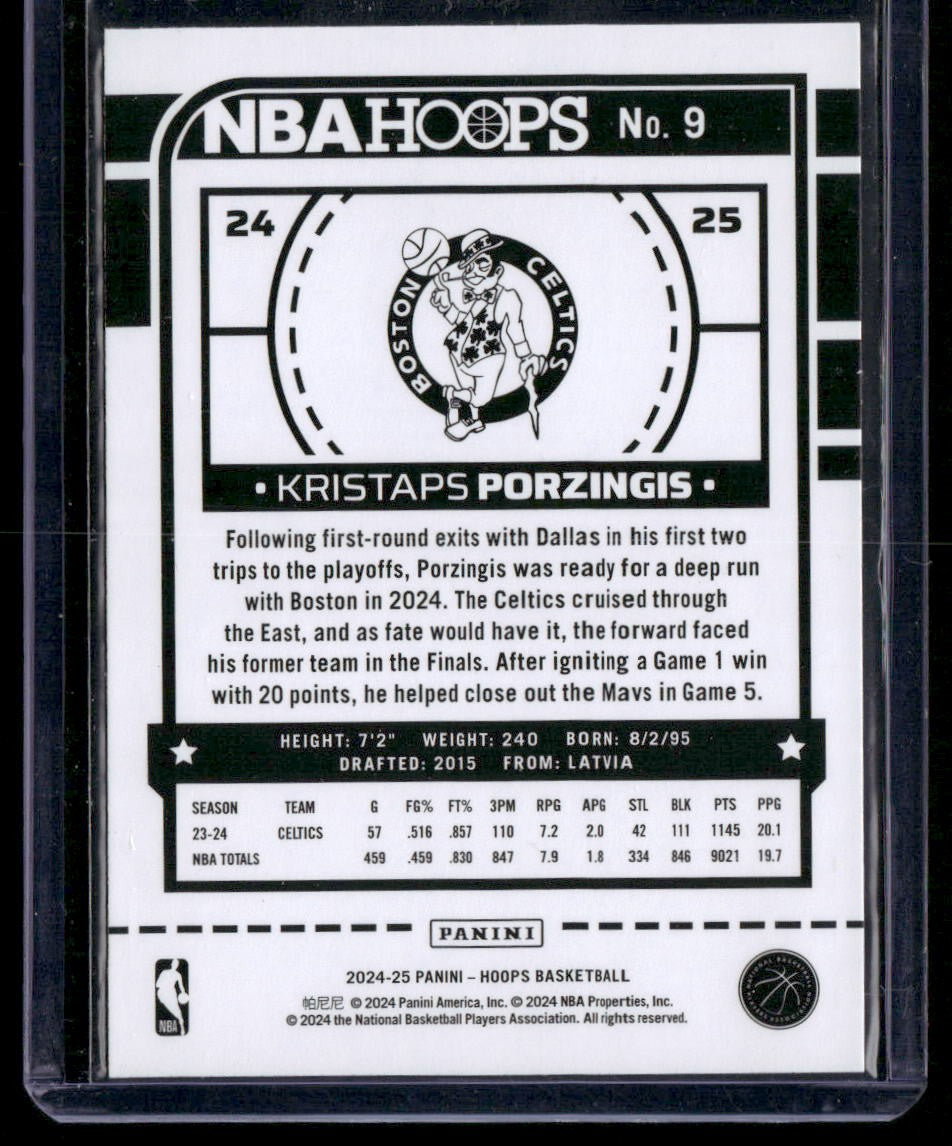 2024-25 Hoops #9 Kristaps Porzingis