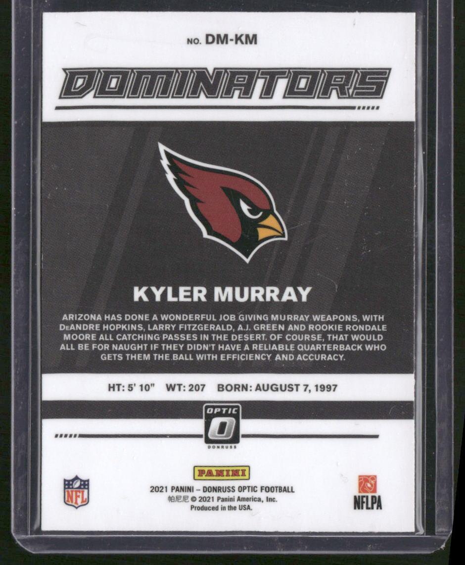 2021 Donruss Optic #DM-KM Kyler Murray Dominators