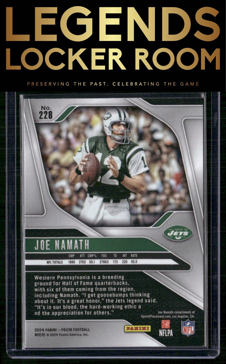 2024 Panini Prizm #228 Joe Namath