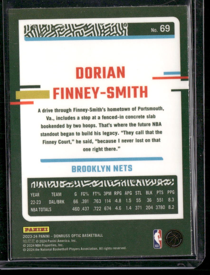 2023-24 Donruss Optic #69 Dorian Finney-Smith