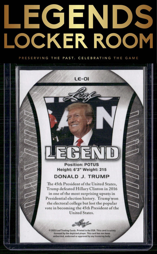 2023 Leaf #LE-01 Donald J. Trump
