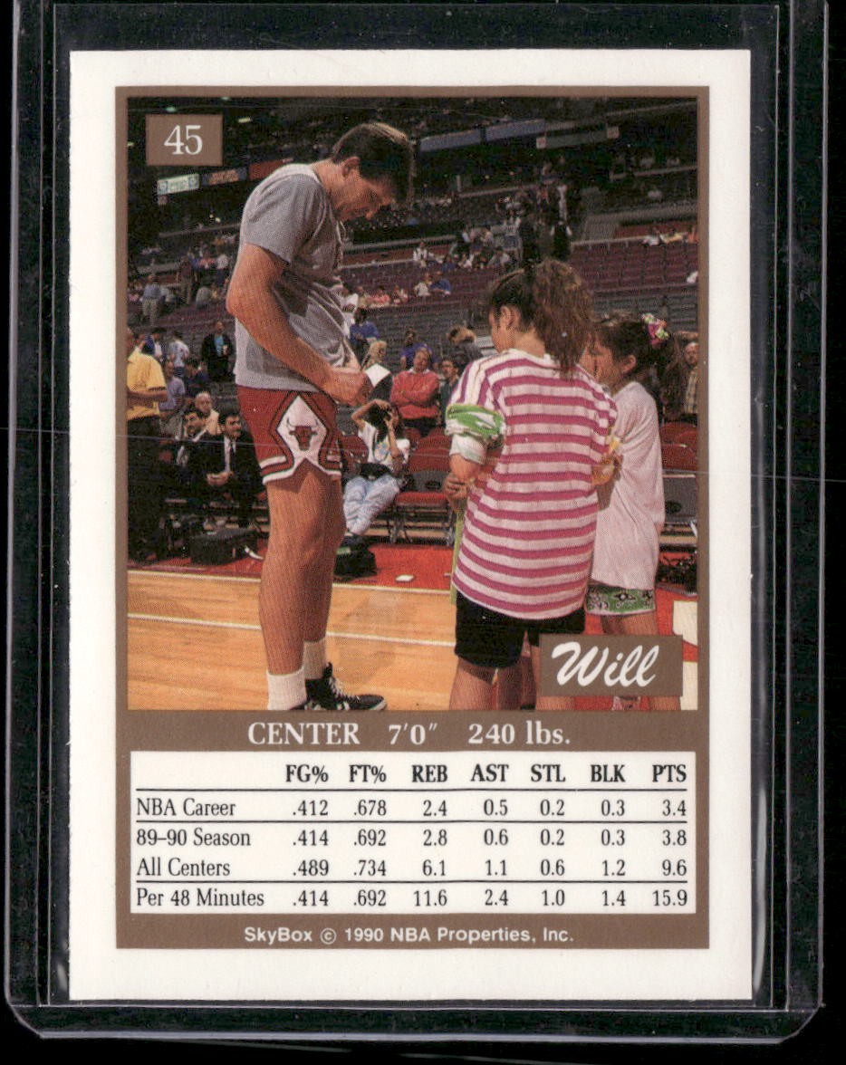 1990-91 SkyBox #45 Will Perdue