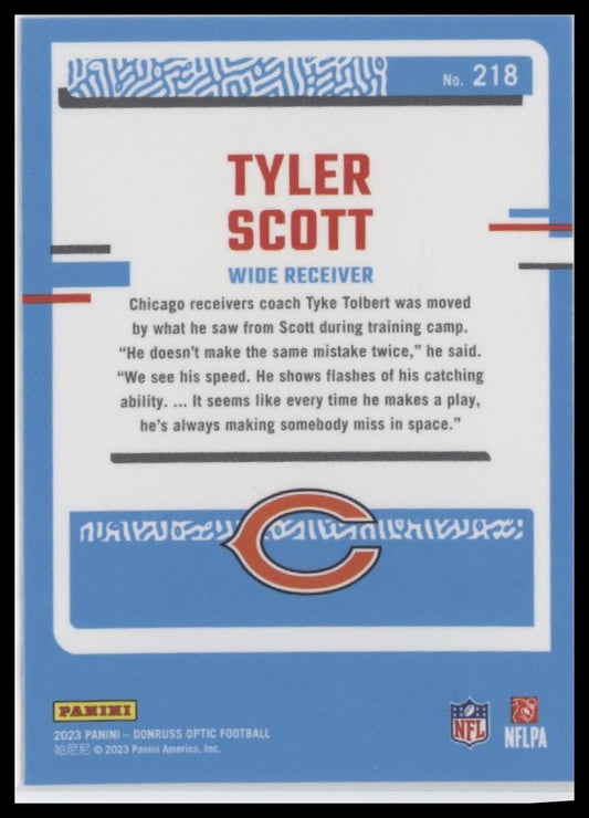 2023 Donruss Optic #218 Tyler Scott