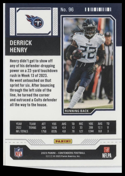 2023 Panini Contenders #96 Derrick Henry