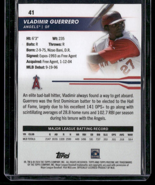 2024 Topps Pristine #41 Vladimir Guerrero