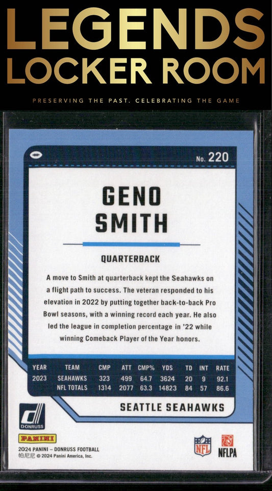 2024 Donruss #220 Geno Smith
