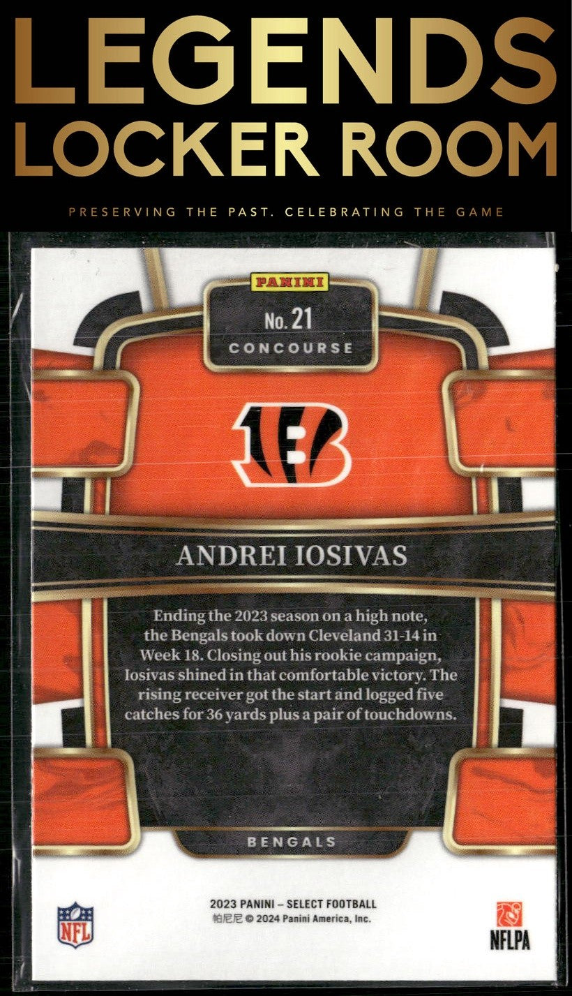 2023 Panini Select #21 Andrei Iosivas