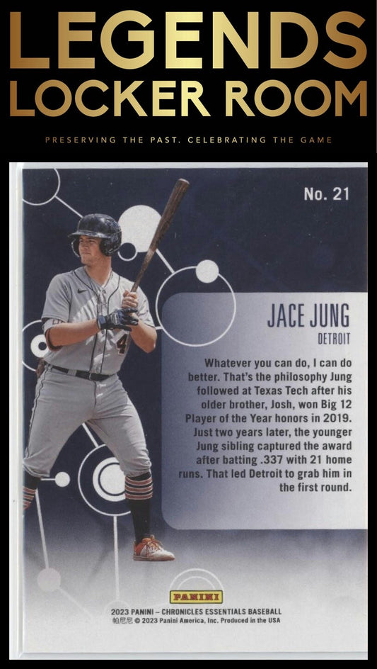 2023 Panini Chronicles: Essentials #21 Jace Jung