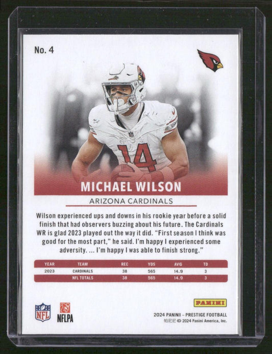 2024 Panini Prestige #4 Michael Wilson