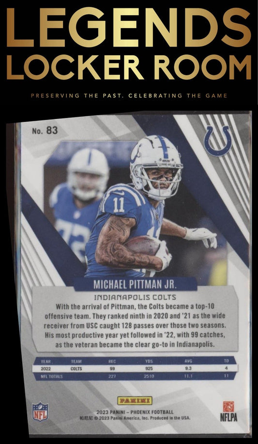 2023 Panini Phoenix #83 Michael Pittman Jr.