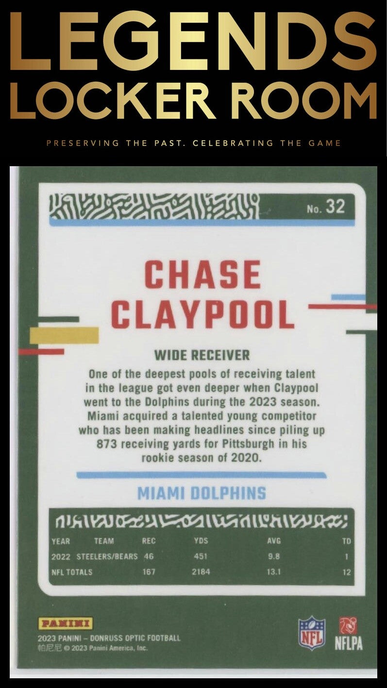 2023 Donruss Optic #32 Chase Claypool